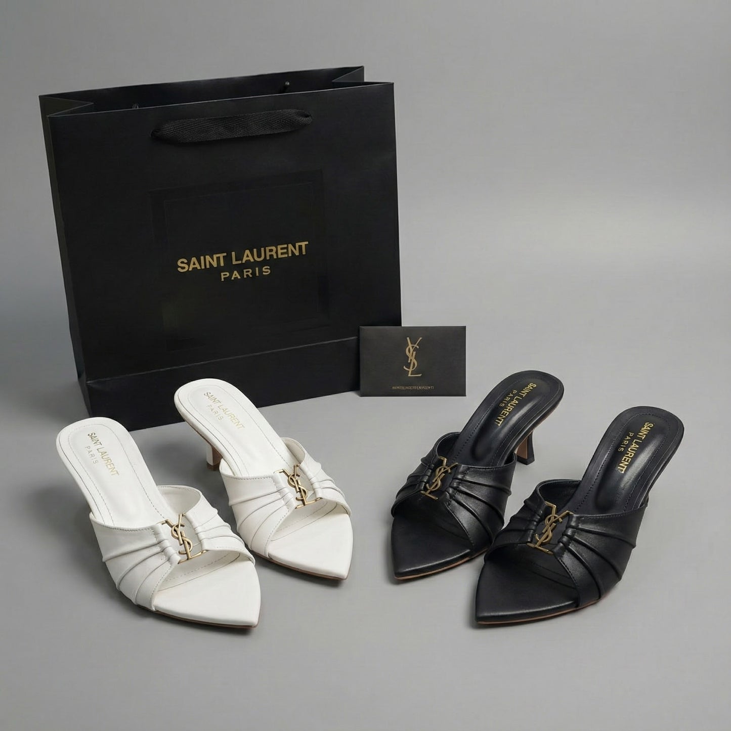 Premium Elegant Ladies Slip-On Heels – Pointed Toe | Comfortable Party & Casual Sandals