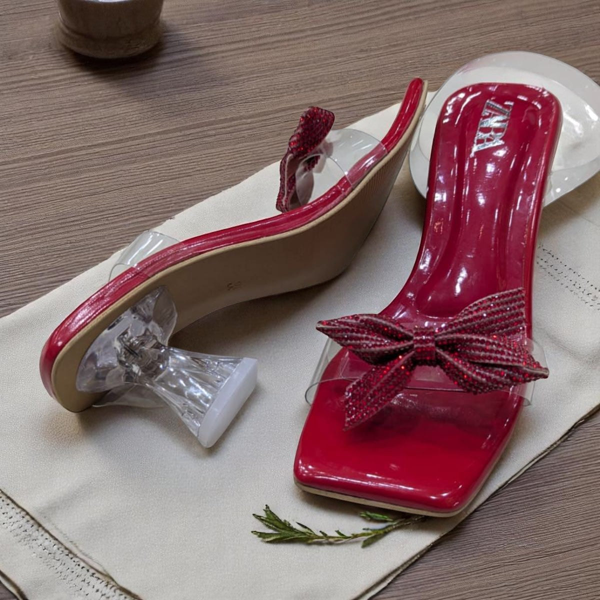 High Heels Sandal Luxury Designs Heels Red Sandal