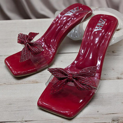 High Heels Sandal Luxury Designs Heels Red Sandal